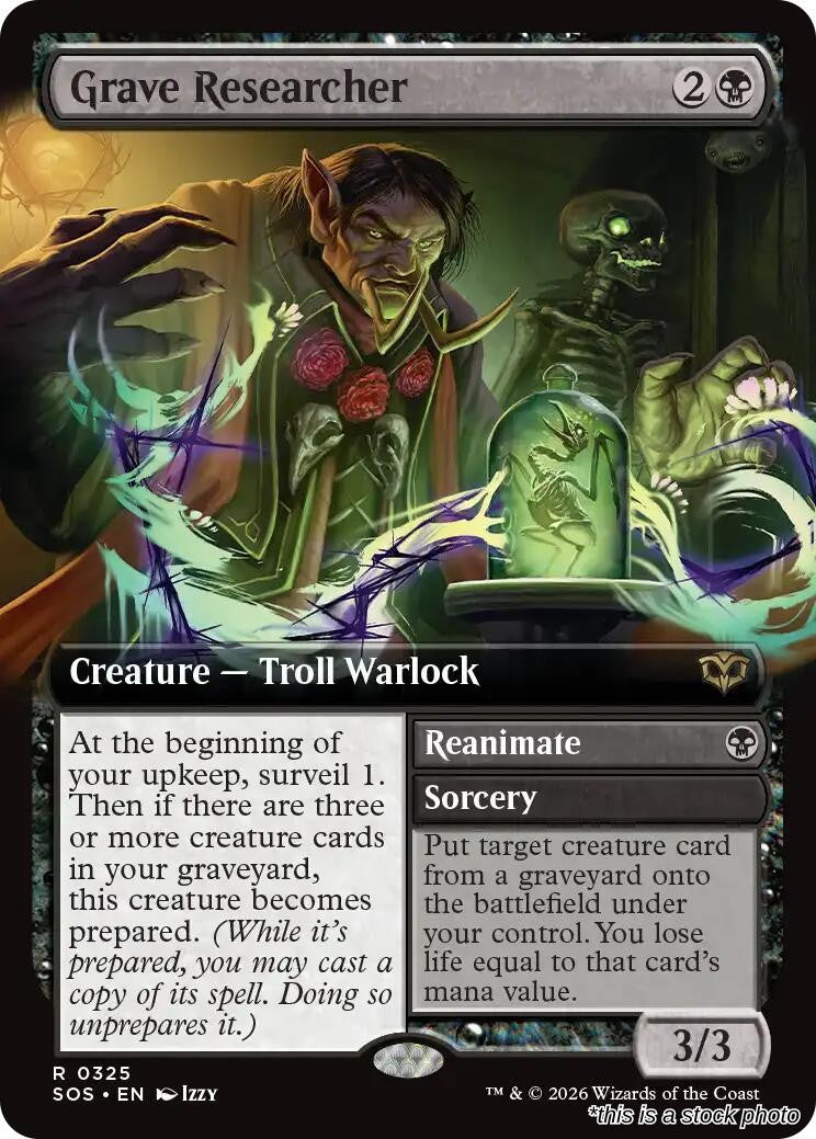 Grave Researcher (Extended Art)