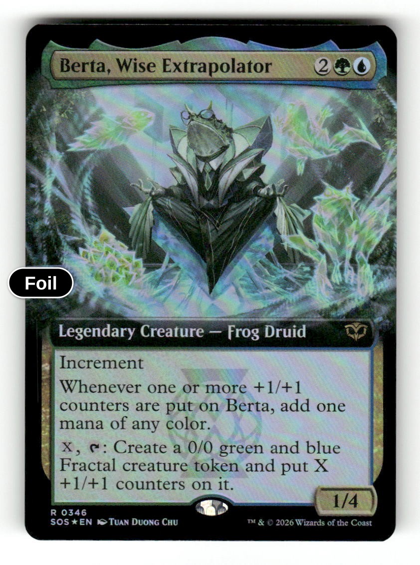 Berta, Wise Extrapolator (Extended Art)