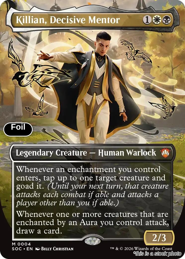 Killian, Decisive Mentor (Borderless)
