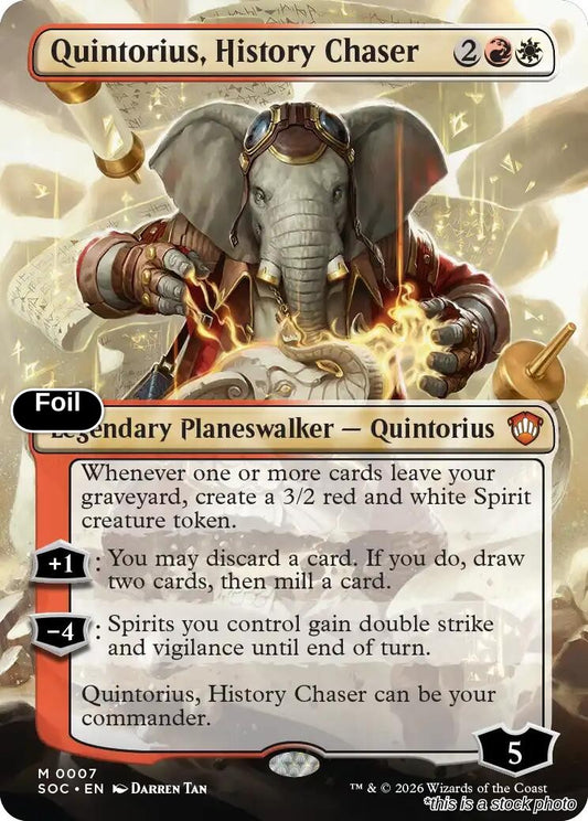 Quintorius, History Chaser (Borderless)