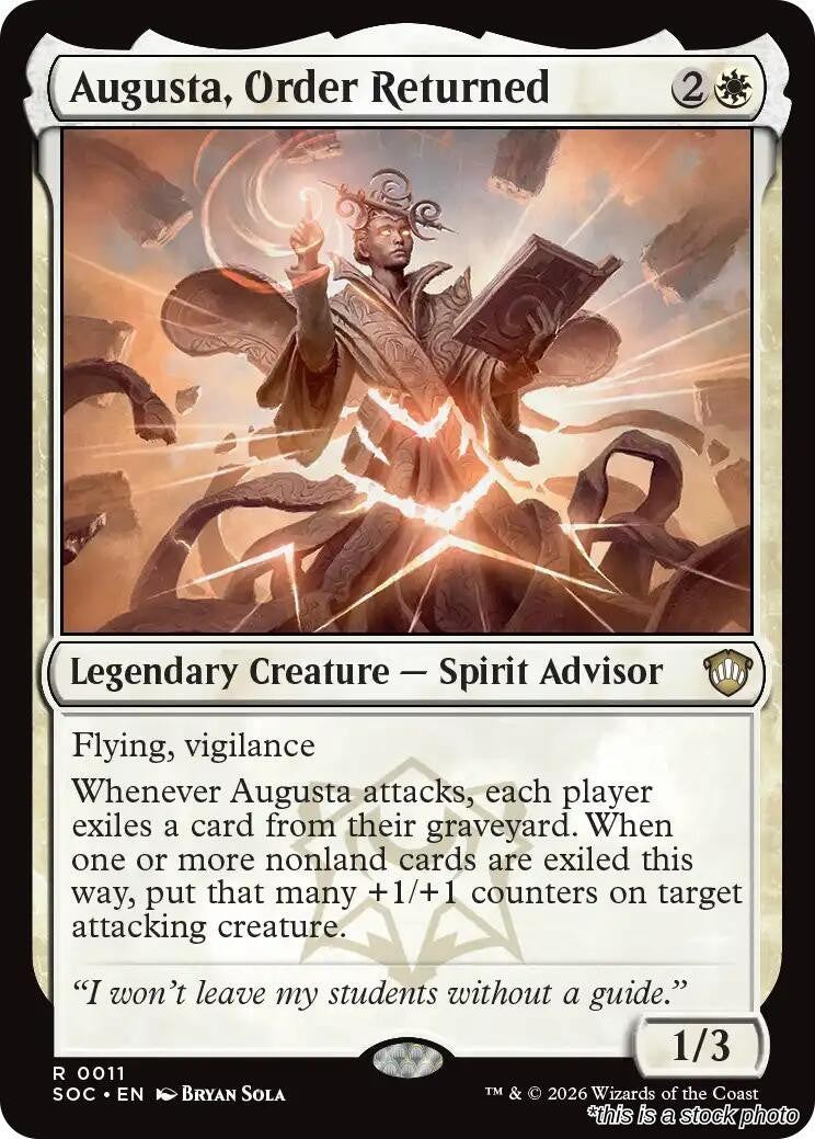 Augusta, Order Returned