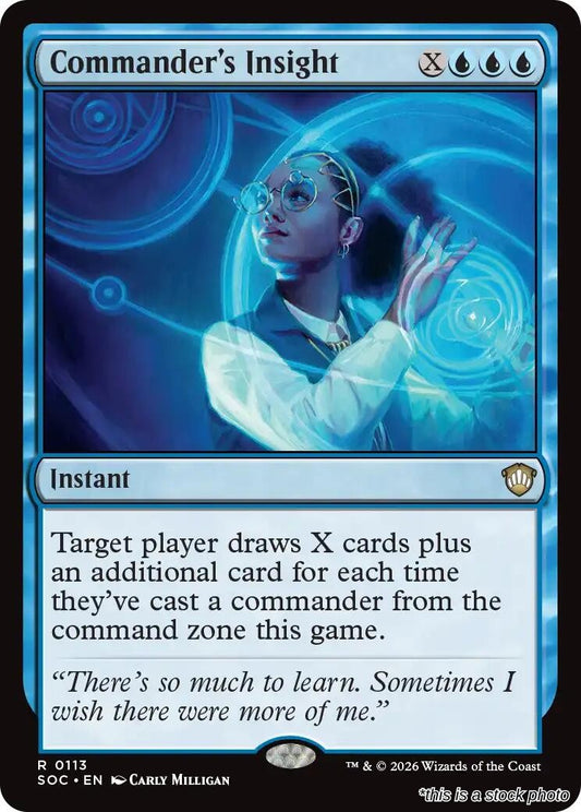 Commander's Insight