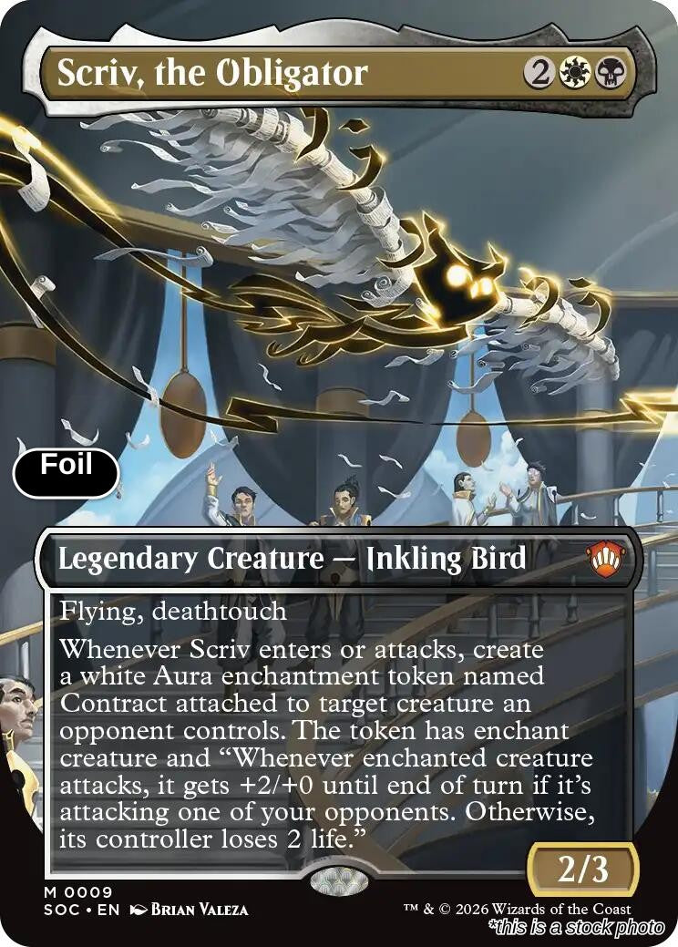 Scriv, the Obligator (Borderless)