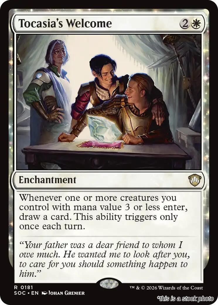 Tocasia's Welcome