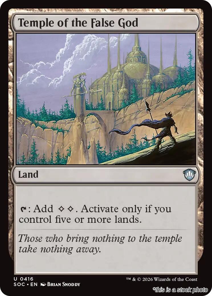 Temple of the False God