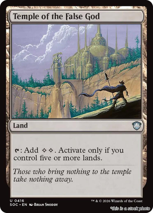 Temple of the False God
