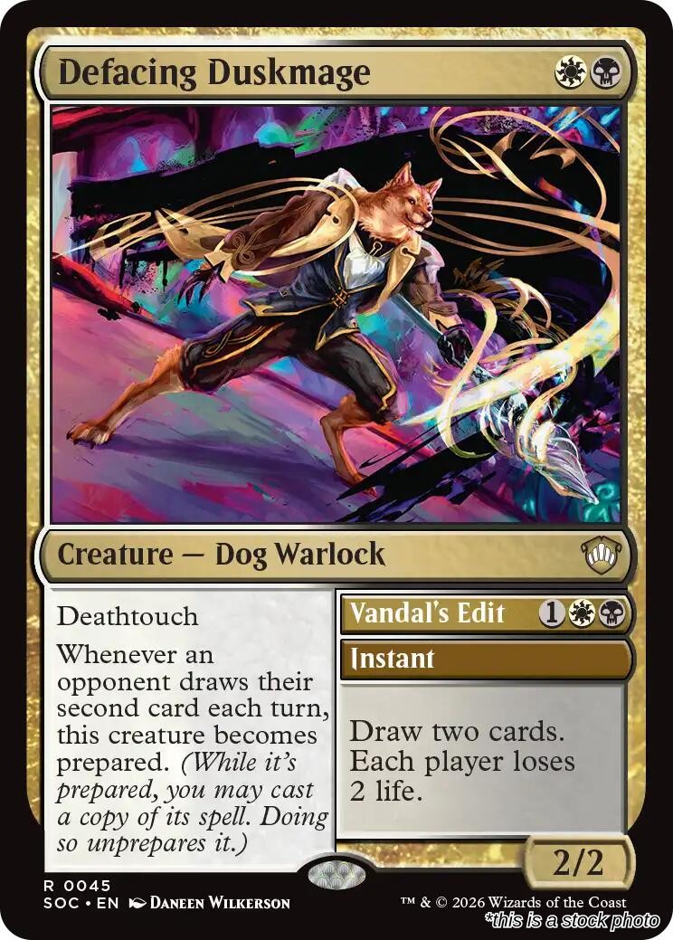 Defacing Duskmage