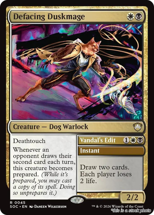 Defacing Duskmage
