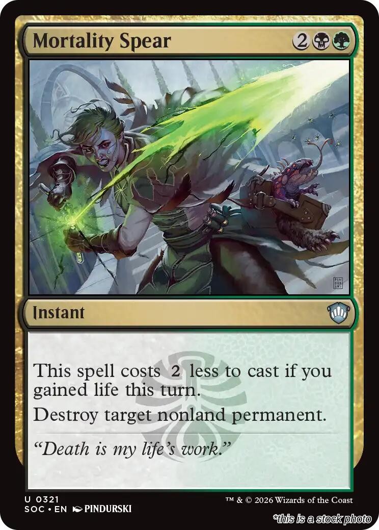 Mortality Spear
