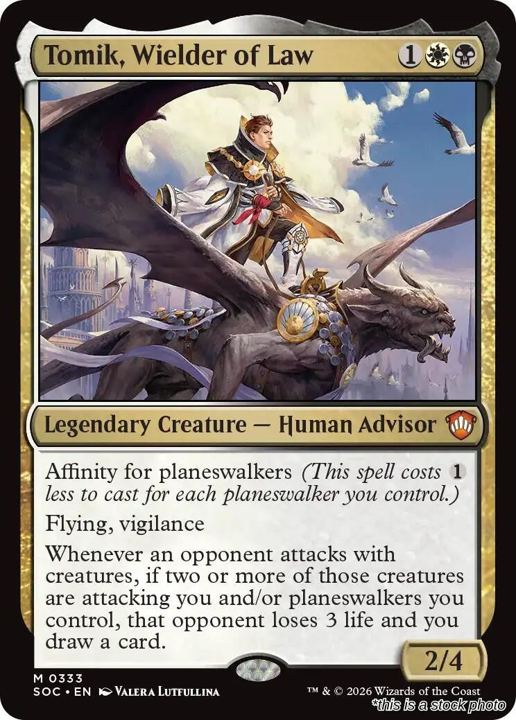 Tomik, Wielder of Law
