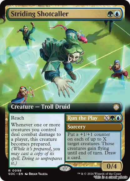 Striding Shotcaller (Extended Art)
