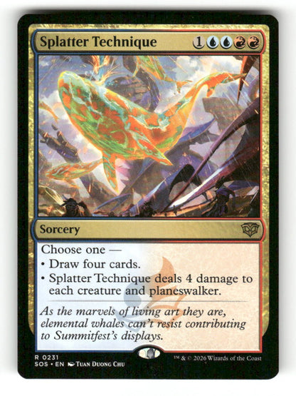 Splatter Technique