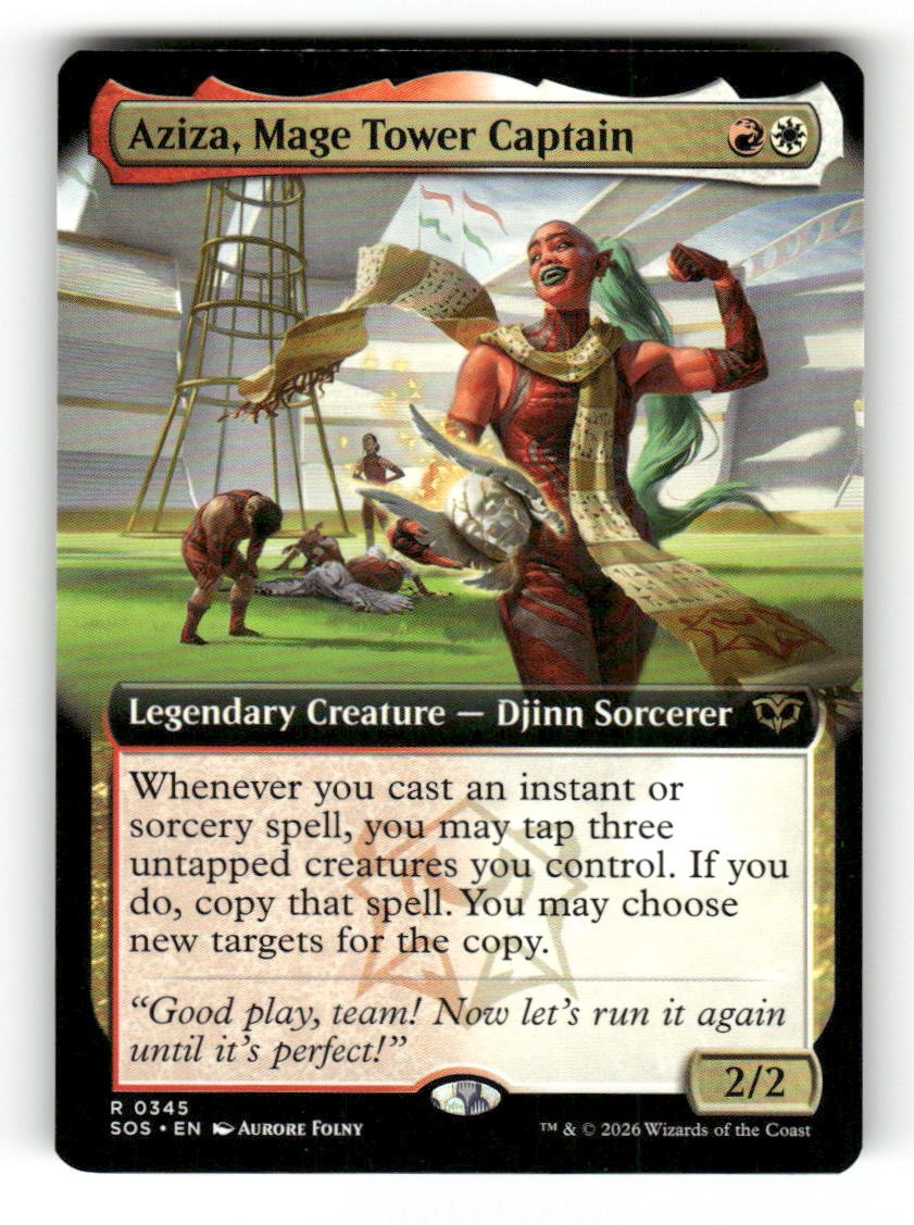 Aziza, Mage Tower Captain (Extended Art)