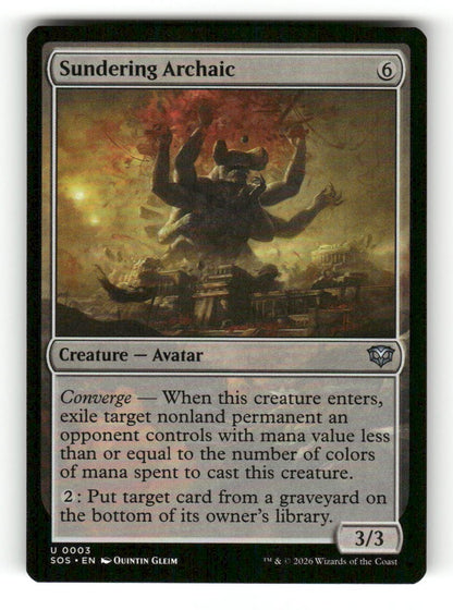 Sundering Archaic