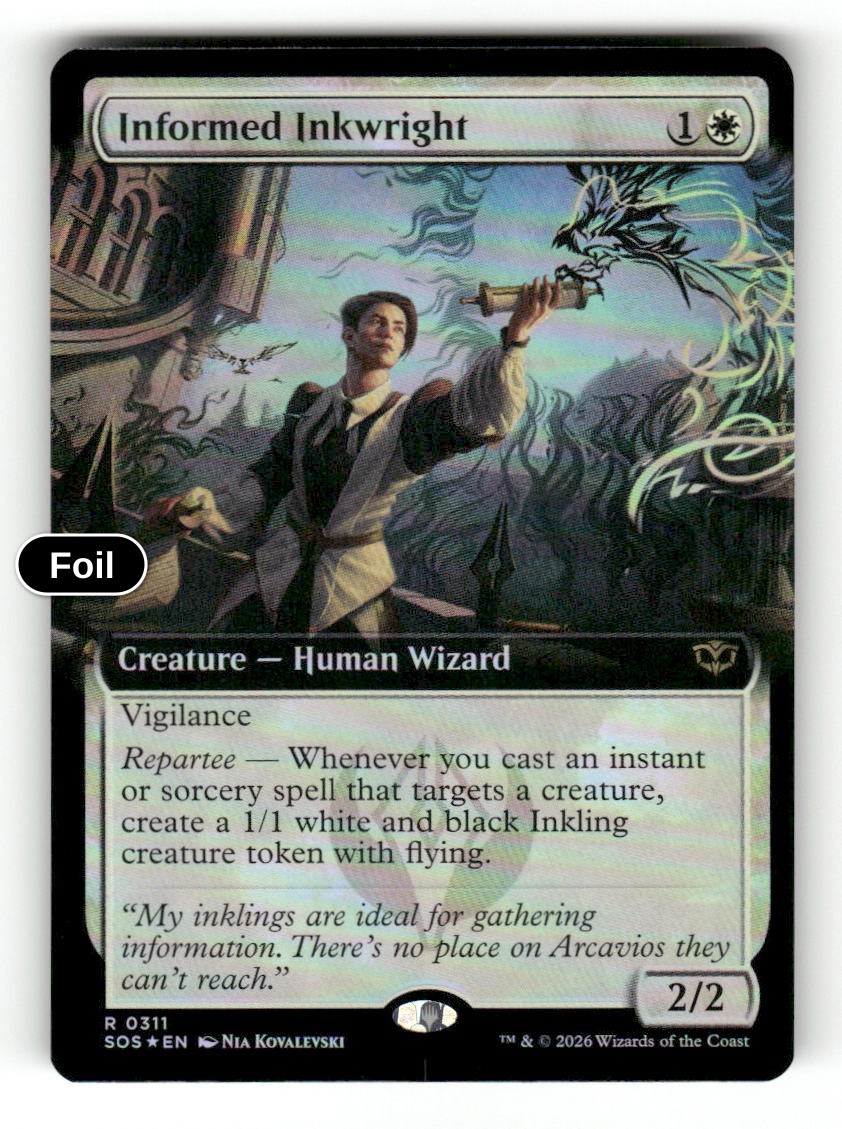 Informed Inkwright (Extended Art)