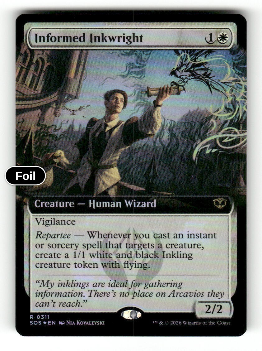 Informed Inkwright (Extended Art)