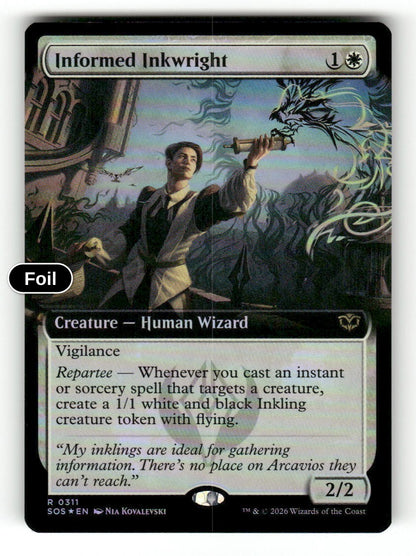 Informed Inkwright (Extended Art)