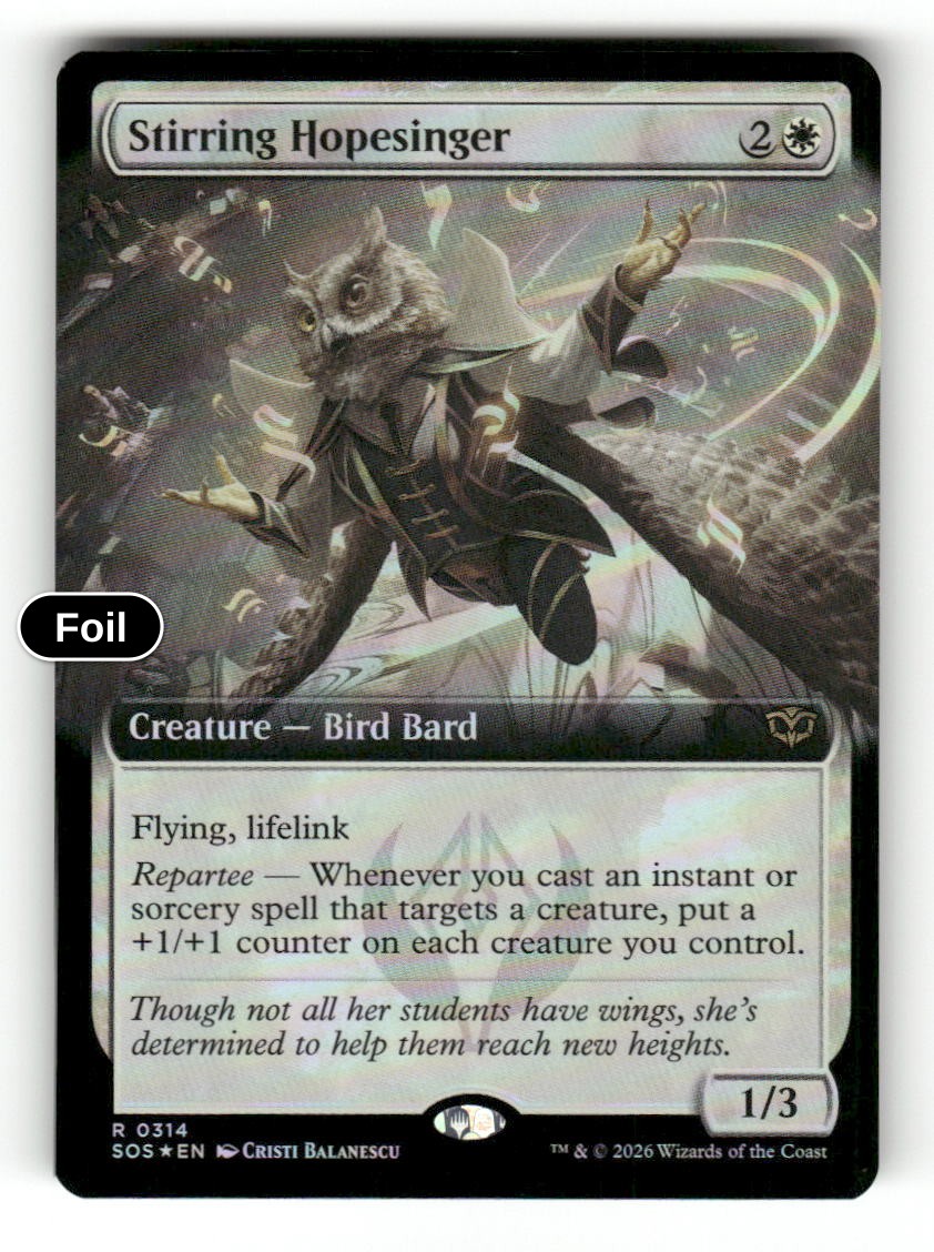 Stirring Hopesinger (Extended Art)