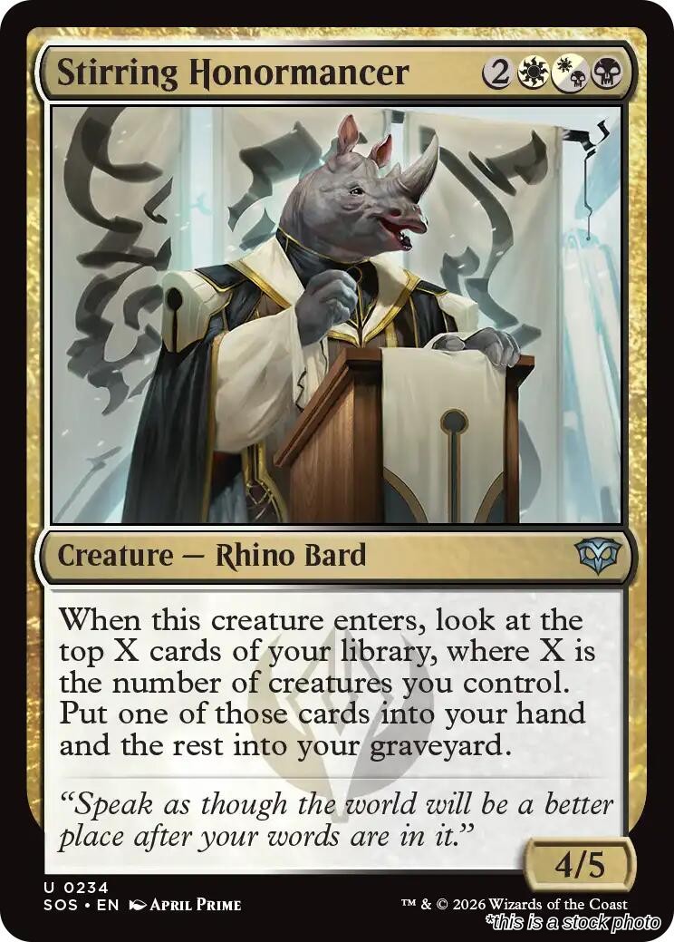 Stirring Honormancer