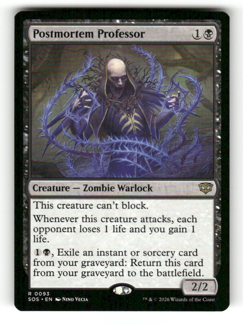 Postmortem Professor