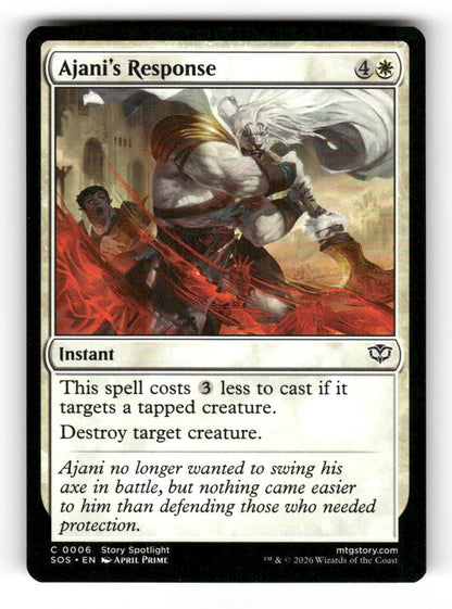 Ajani's Response