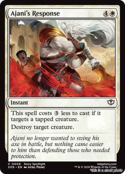 Ajani's Response