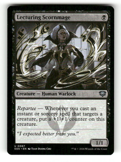 Lecturing Scornmage