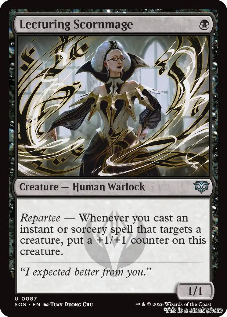 Lecturing Scornmage