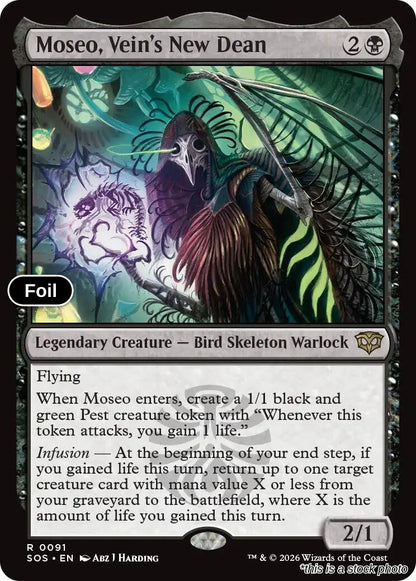 Moseo, Vein's New Dean