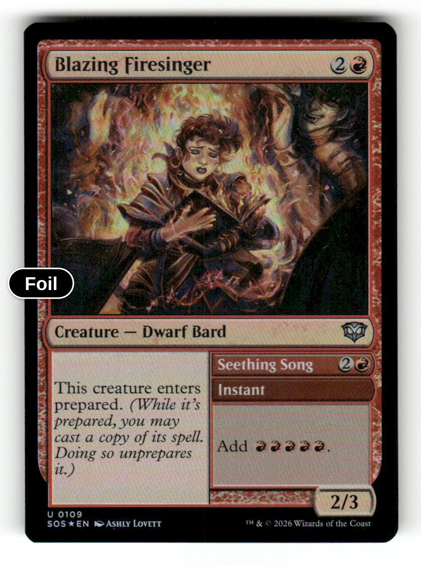 Blazing Firesinger