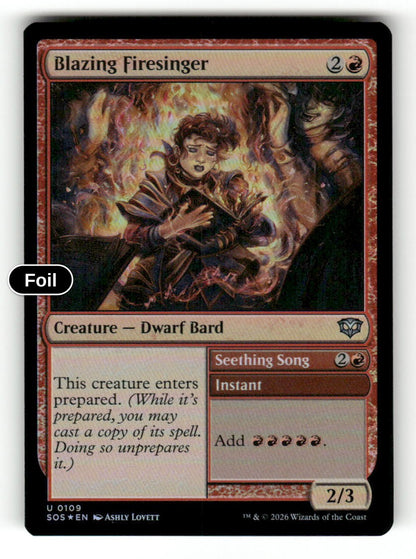 Blazing Firesinger