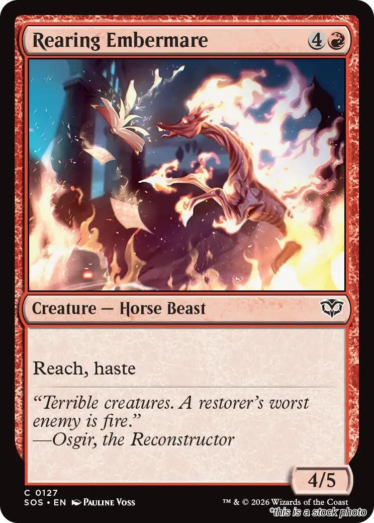 Rearing Embermare