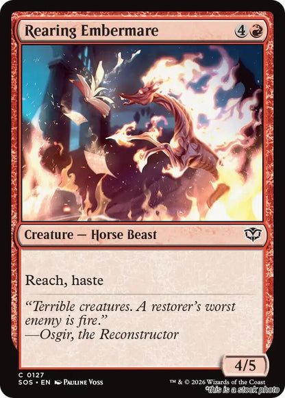 Rearing Embermare