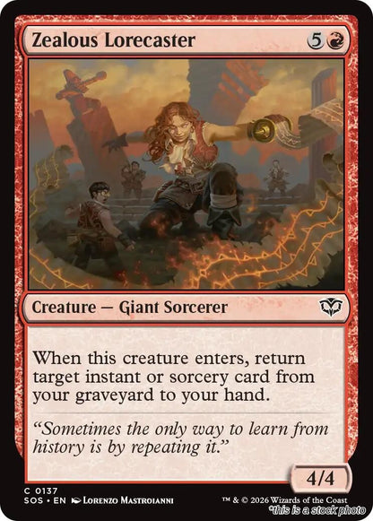 Zealous Lorecaster