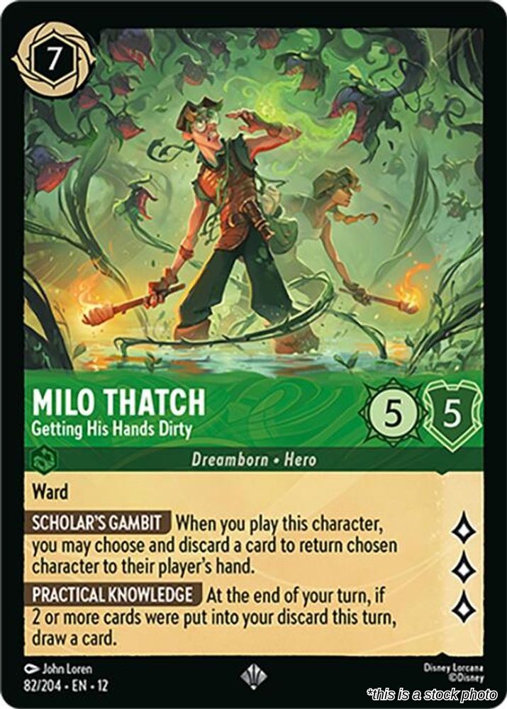 Milo Thatch - Getting His Hands Dirty