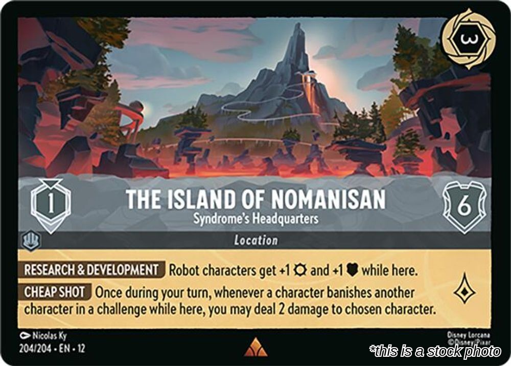 The Island of Nomanisan - Syndrome's Headquarters