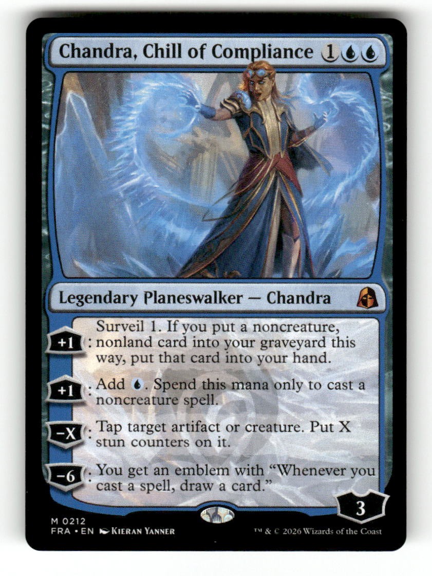 Chandra, Chill of Compliance