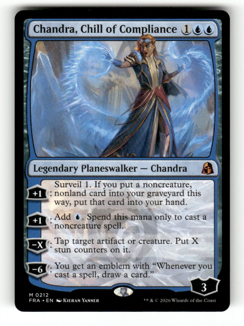 Chandra, Chill of Compliance