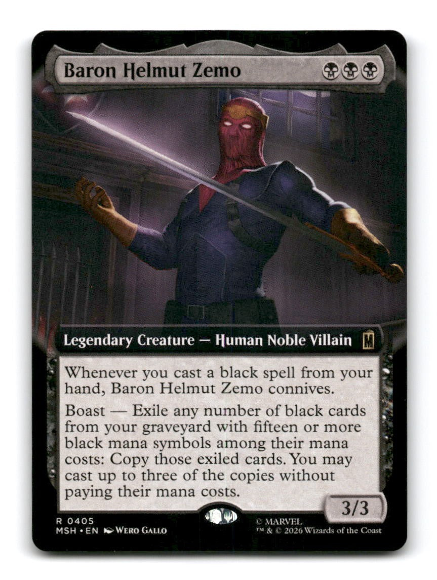 Baron Helmut Zemo (Extended Art)