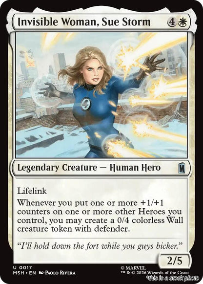 Invisible Woman, Sue Storm