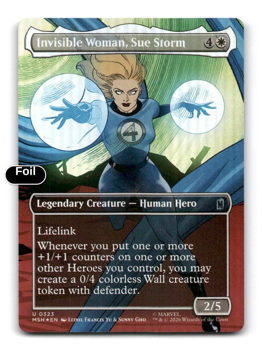 Invisible Woman, Sue Storm (Borderless)