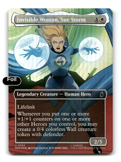 Invisible Woman, Sue Storm (Borderless)