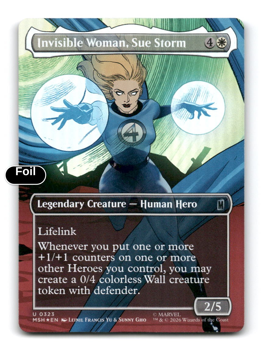 Invisible Woman, Sue Storm (Borderless)
