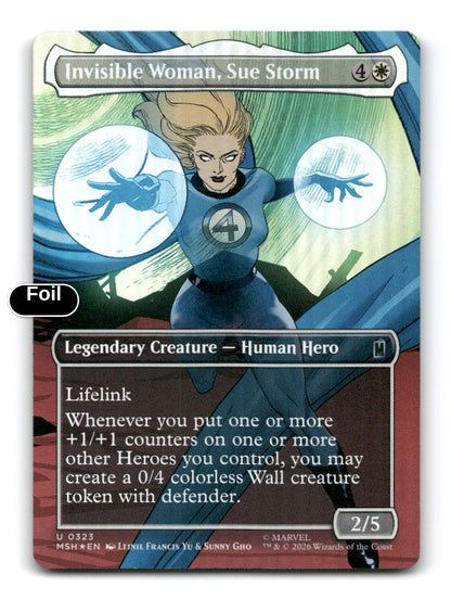 Invisible Woman, Sue Storm (Borderless)