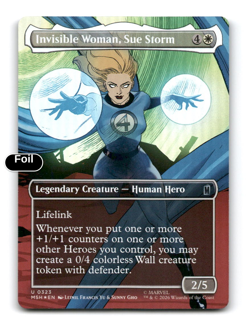 Invisible Woman, Sue Storm (Borderless)