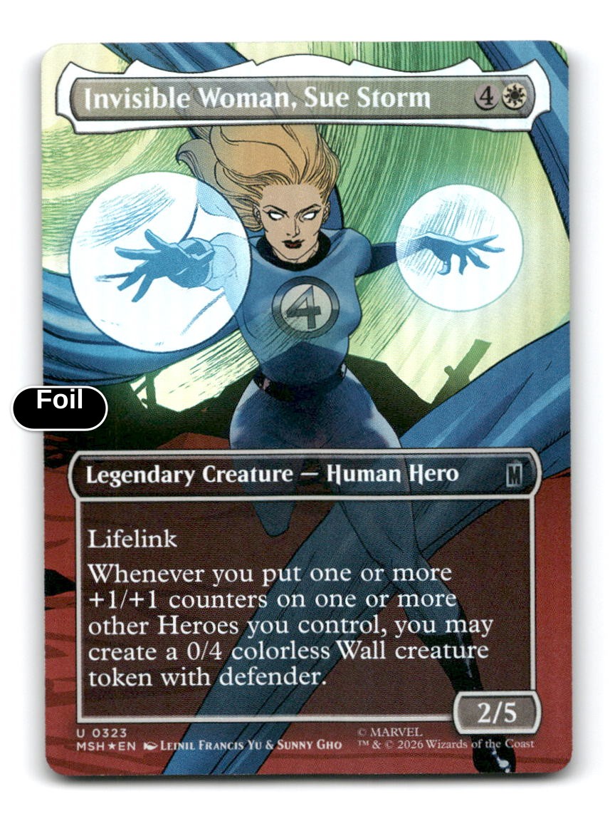 Invisible Woman, Sue Storm (Borderless)