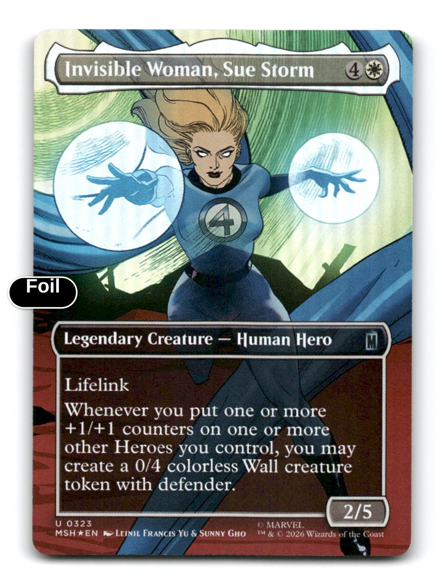 Invisible Woman, Sue Storm (Borderless)