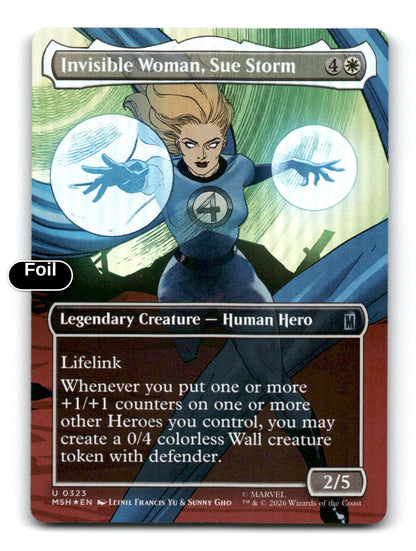 Invisible Woman, Sue Storm (Borderless)