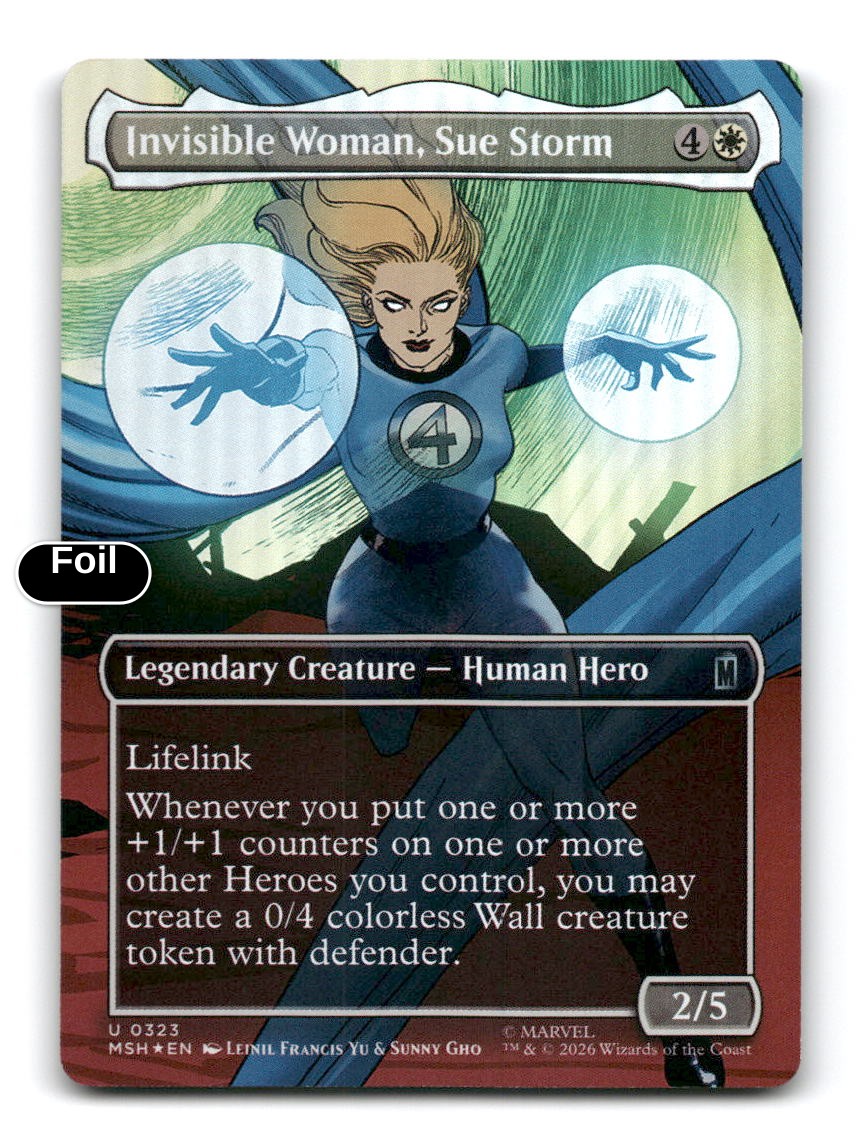 Invisible Woman, Sue Storm (Borderless)