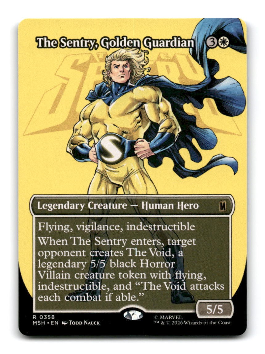 The Sentry, Golden Guardian (Borderless)